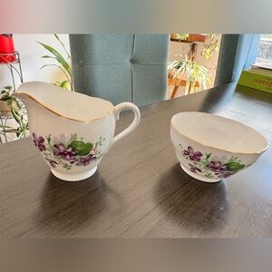 2/$30 Adderley Fine Bone China England
Creamer and Sugar-
